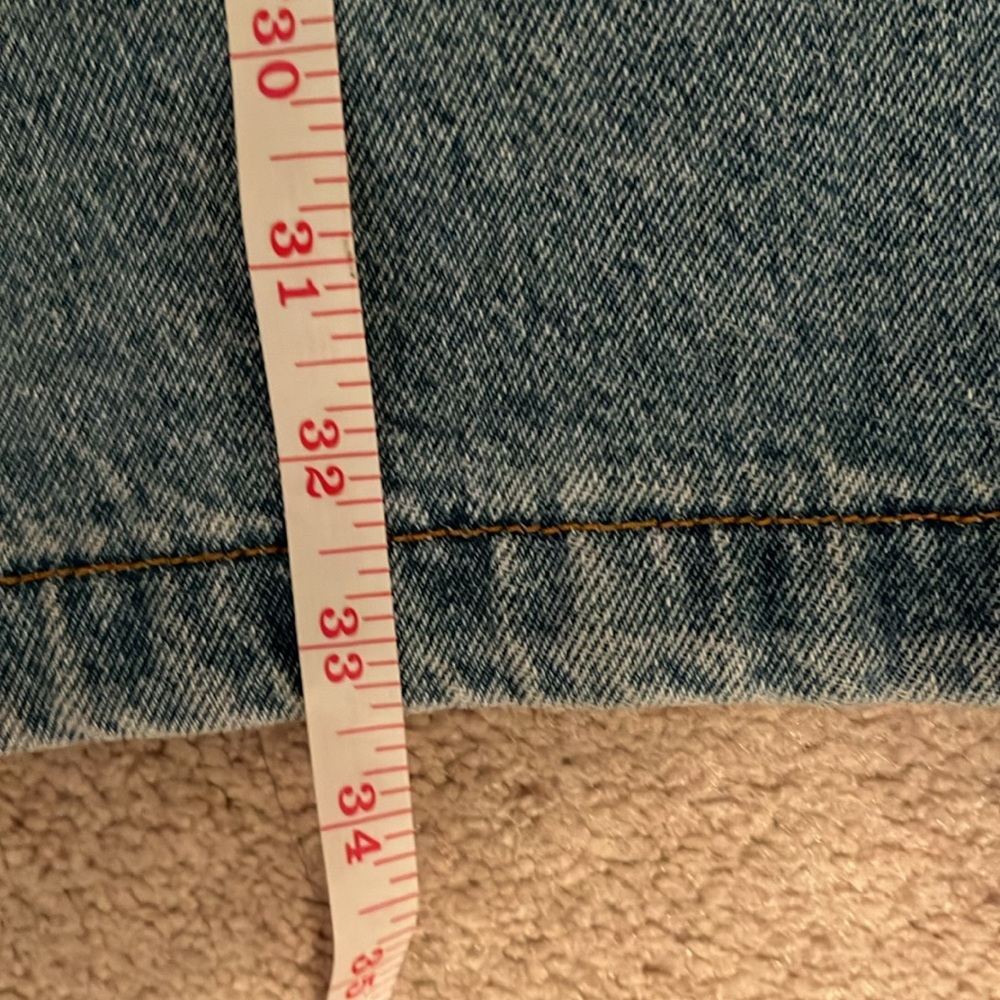 Calvin Klein Vintage Denim Maxi Skirt Size 8 - Picture 5 of 8